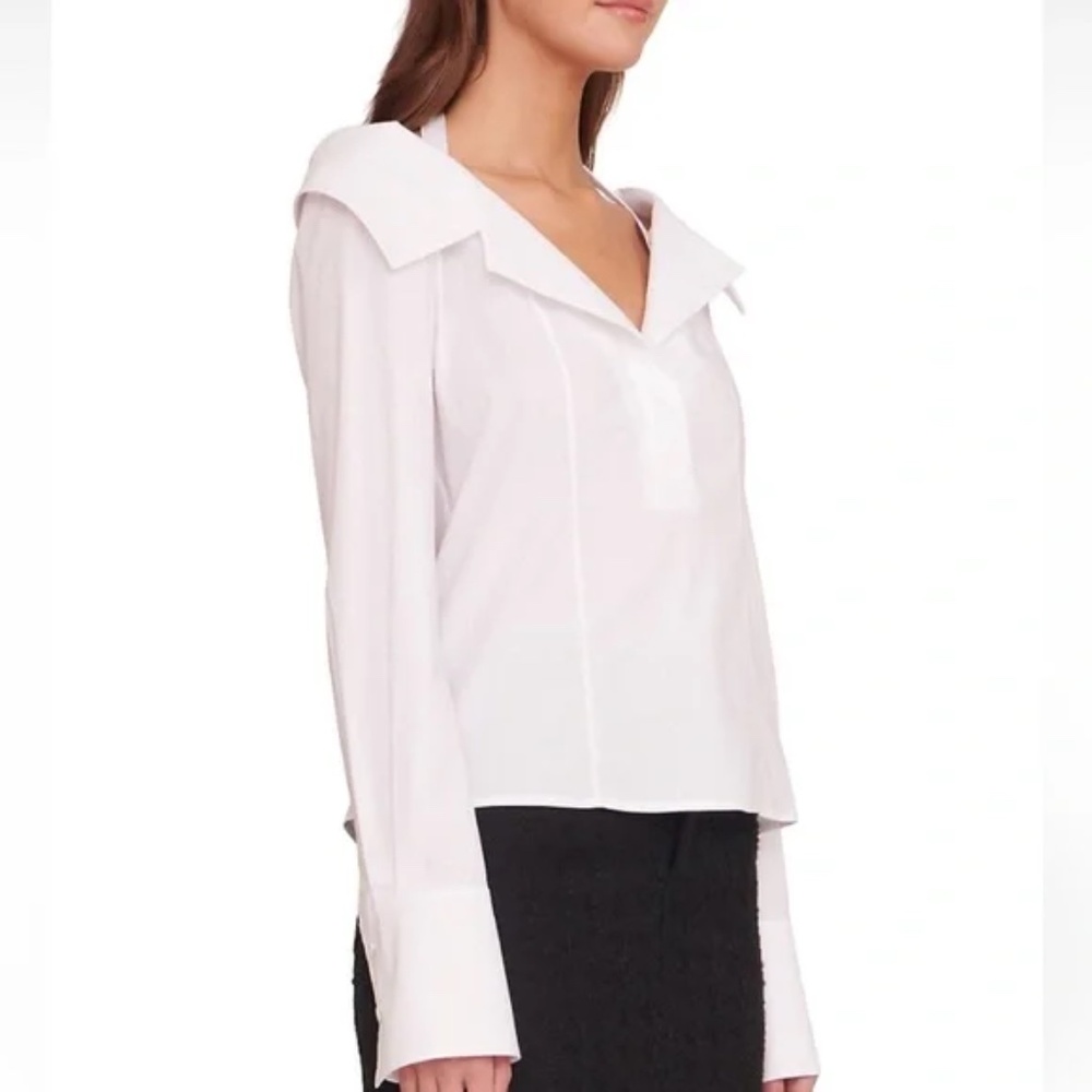 NWT Staud Felicity Poplin Top - Picture 2 of 6